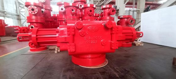 11" - 5000PSI Shafferのタイプは単一のラムBOP API 16Aの底フランジをcasted