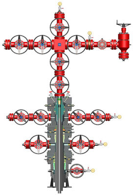API 6A 防腐井戸とクリスマスツリー 3 1/8 &quot; 5000PSI