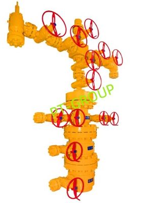 高圧 AA-HH 材料グレード 耐腐食のクリスマスツリー 井戸頭と掘削ダイバー API 6A 標準